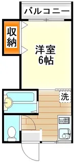 コーポサクセスホワイト【2階】の間取り