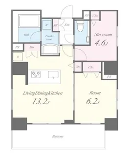 PARK RESIDENCE HARAJUKU(パークレジデンス原宿)【8階】の間取り