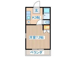 417ハイツ【1階】の間取り