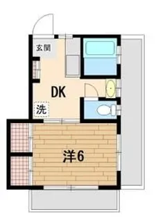 スカイハイツ【3階】の間取り
