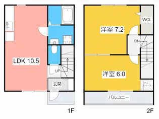 Sunny Hill III【1階】の間取り