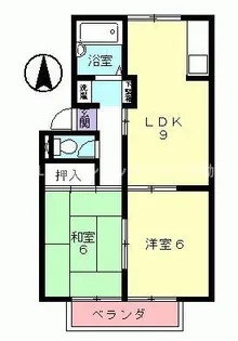 メゾン池田A・B・C・D【1階】の間取り