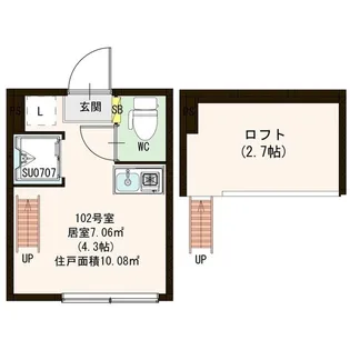 Premier不動前【1階】の間取り