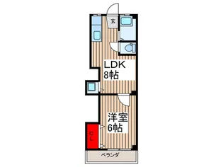 石井マンション【4階】の間取り