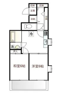 YM上板橋 パーシモンハウス【3階】の間取り