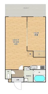 SGB浜町【3階】の間取り