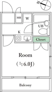 ルーブル南馬込【5階】の間取り