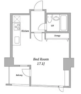 プライムスクェアシティ【4階】の間取り