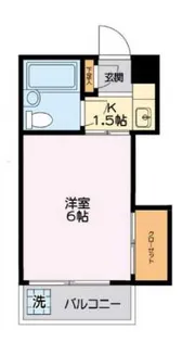 シブヤハイツ【2階】の間取り