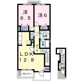 サンモリッツ【2階】の間取り