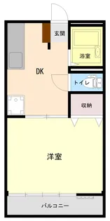 MSハイツ B【1階】の間取り