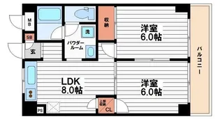 エクセルハイム川富【9階】の間取り