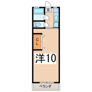 ハイツ小倉【2階】の間取り