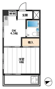 イーストハウスI【1階】の間取り