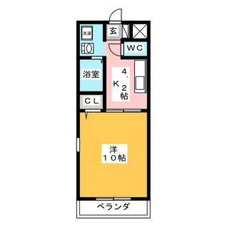 セレスト21【2階】の間取り