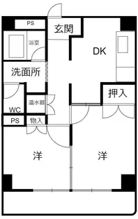 国分町クリスタルビル【4階】の間取り