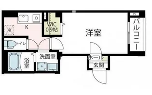 ノエル新川崎【1階】の間取り