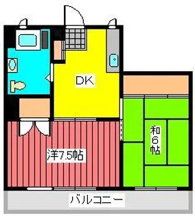 小林ビルデンス【3階】の間取り