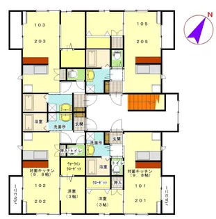 ルクシードI【1階】の間取り