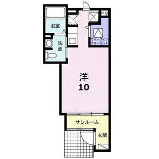 ファイン高砂【1階】の間取り