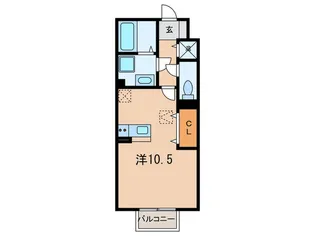HITOMI DORMITORY【1階】の間取り