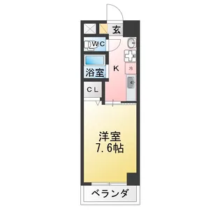 ヴァレア八事【4階】の間取り