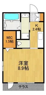 マザーズハンドフラッツ【1階】の間取り