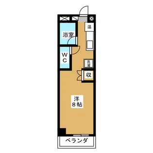 へんぜるハイツ【4階】の間取り
