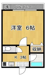 フラット23ー4【1階】の間取り