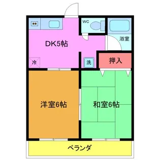 鈴木ハイツ【2階】の間取り