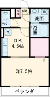ブールヴァール【3階】の間取り