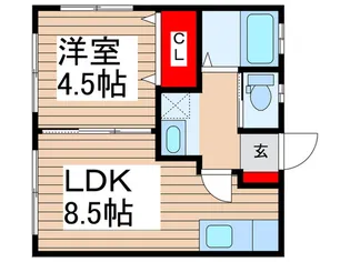 フリ-ダム【2階】の間取り