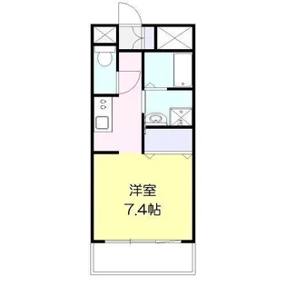 アルテマイスター橘通り【6階】の間取り