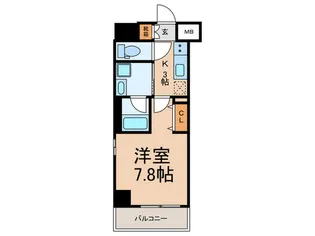 若松河田ステーションレジデンス【5階】の間取り