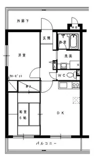 藤新マンション【1階】の間取り