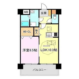 ルネス郡山ステーションサイド【2階】の間取り