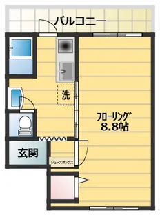 池田マンション3号棟【1階】の間取り