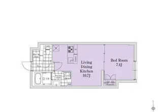 EXAM新中野II【3階】の間取り