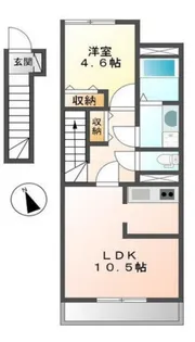 花水木【1階】の間取り