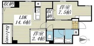 エルザ柏【7階】の間取り