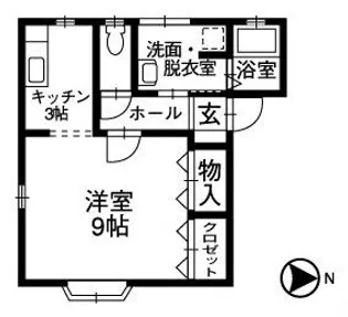 New Color Pine(ニューカラーパイン)【2階】の間取り