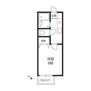 セラヴィ亥鼻【1階】の間取り