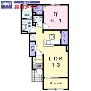 ラフレシール【1階】の間取り