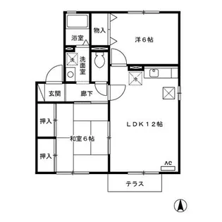 フォレストイン小路【1階】の間取り