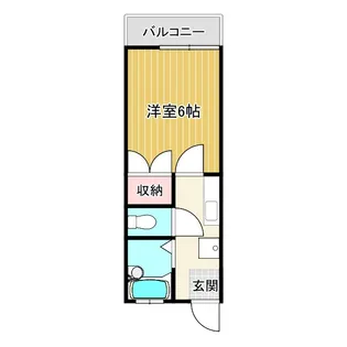 グリーンヒルズ佐伯【2階】の間取り