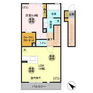 イコアリス【2階】の間取り