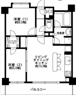 アイディーコート上永谷【2階】の間取り