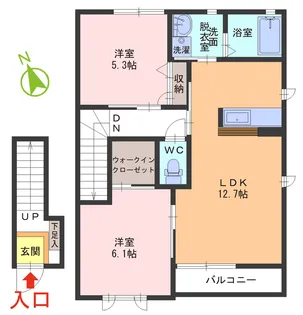 Stella VI【2階】の間取り