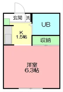 コーポ・セレクト【1階】の間取り