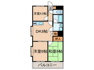 レンガ館【3階】の間取り